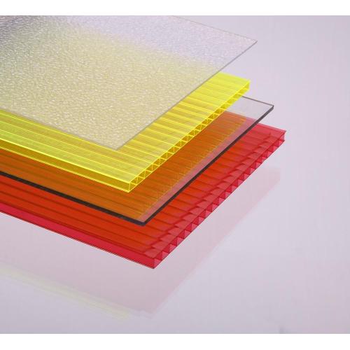 4mm hollow polycarbonate sheet green color