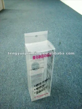Printing clear PVC box packaging
