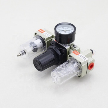 AC2000-02 PRESSIONE AIR PNEUMATIC L'unità FRL con indicatore