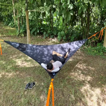 Lightweight Outdoor Triangular Swing Hammock Bed for Camping