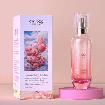 Private Label Natural Organic Rosa's Face Toner für Mischhaut - Feuchtigkeitssprüche Rosenwasser Gesichtspray