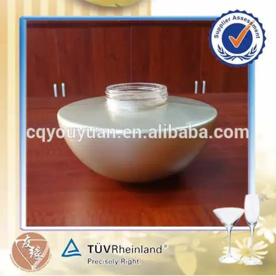 Gold Round Liquor Food Packaging Glass Bottle with Screw Top 500ml Glass Bottles Wholesale