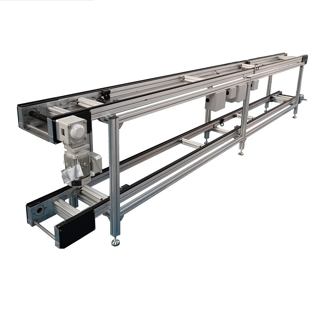 Vitrans Flat Belt Conveyor para soluciones del sistema de manejo de paletas y línea de producción industrial automatizada