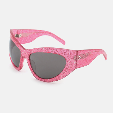 Cat Eye Oversize Acetate Women's Sunglasses 24A8120