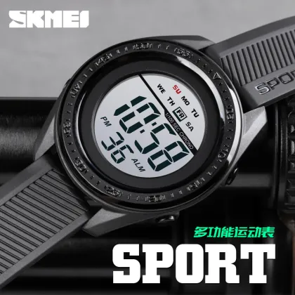 SKMEI Men's Watch 1638: Simple, Stop Digital, Waterproof Wristwatch Perfect for Sports