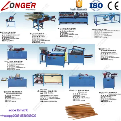 Bamboo Chopstick Machine for Sale: China Toothpick Factory Supply Chopsticks Making Machinery