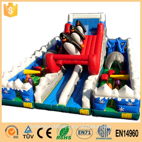Abundant Inflatabe Penguin Fun Land Fun City/Inflatable Jungle Toddler Fun City Game