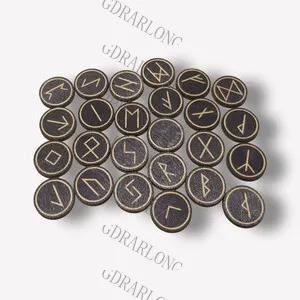 Wooden Rune Set for Alchemical Meditation and Home Decor