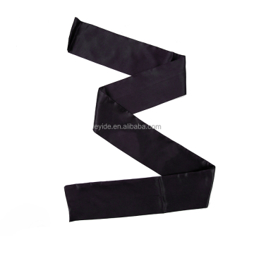 Custom Label Printing Silk Satin Headband Edge Laying Scarf Head Wrap