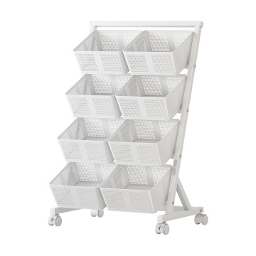 Large Capacity Movable Storage Basket for Living Room