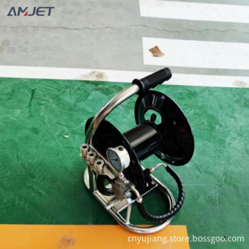 5000 PSI Stainless Steel 100 Meter 50 Ft 3/8 Pressure Washer Hose Water Hose Reel