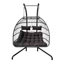 Shoe Rack Storage Egg Chair with Stand for Outdoor Relaxation Supplier