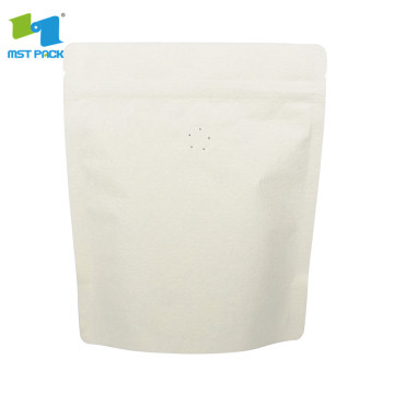 Biologisk nedbrydelig kraftpapirpose af høj kvalitet med klart vindue