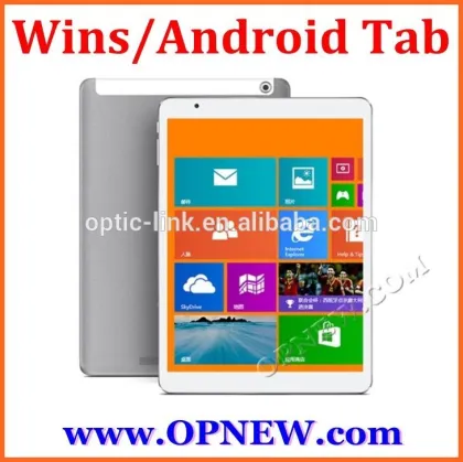 10.6 inch win8 Android 4.4 Quad Core Dual System intel tablet pc Intel 3735F 64bit processor IPS 1280*800 Capacitive Dual System