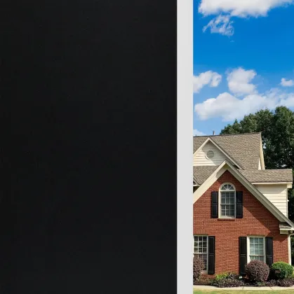 Black out film for house windows
