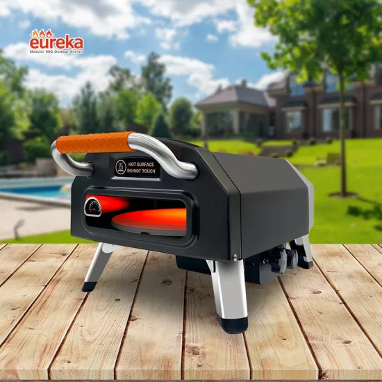 Garden-Ready Pizza Oven 500 Degree Rotating Gas Pizza Oven for Restaurants