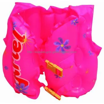 Women\'s Pink PVC Inflatable Swim Vest