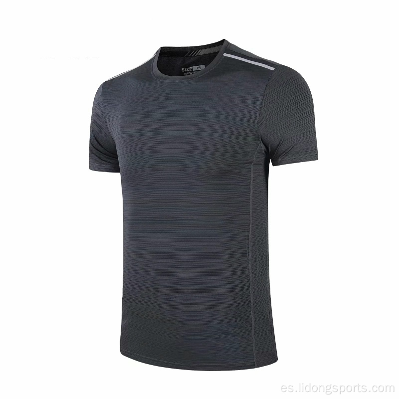 Camiseta de camiseta de calidad para hombres de verano camisetas reflectantes reflectantes