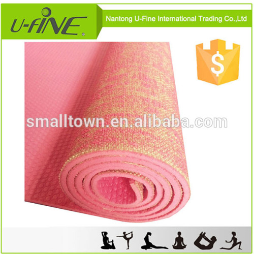 Factory Custom Printed Natural Jute ECO Yoga Mat