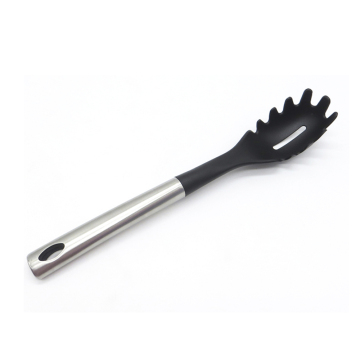 Hot Selling Stainless Steel with Nylon Cooking Kitchen Spaghetti Spoon
