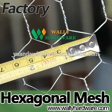 MALLA DE ALAMBRE HEXAGONAL 25mm one inch