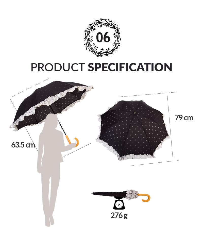 ladies stick umbrella