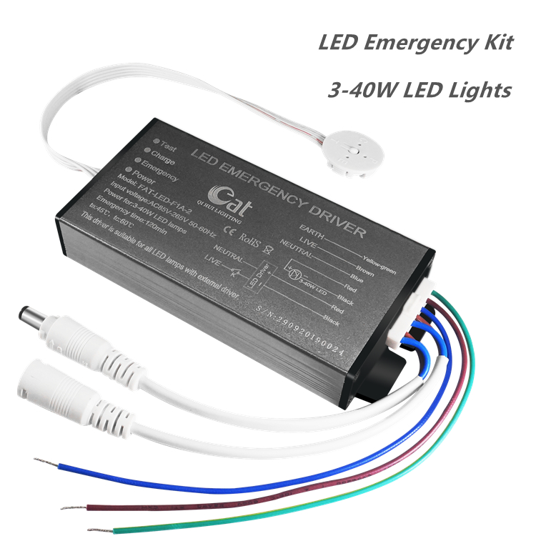 Universal 3-40W حزمة الطوارئ LED الخارجية