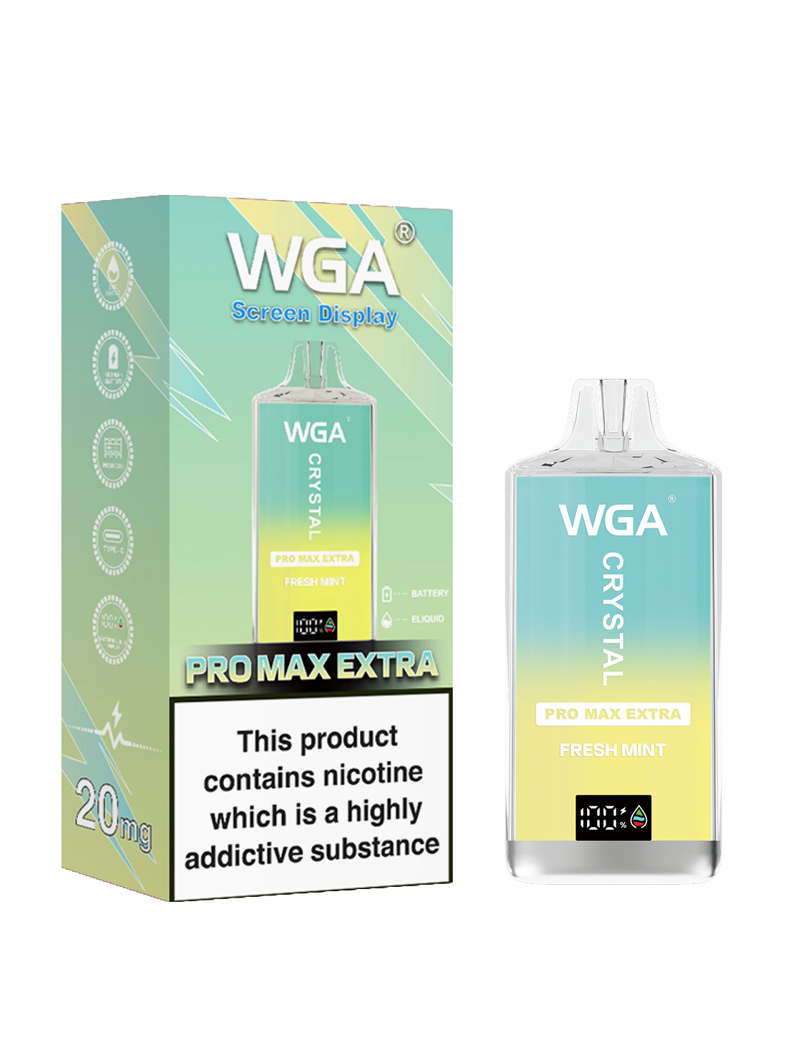 WGA Pro Max Extra 15000 Puffs Vape Polônia