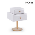 Vertical Bedside Table Double Layer Design Stable Bedside Table Manufactory