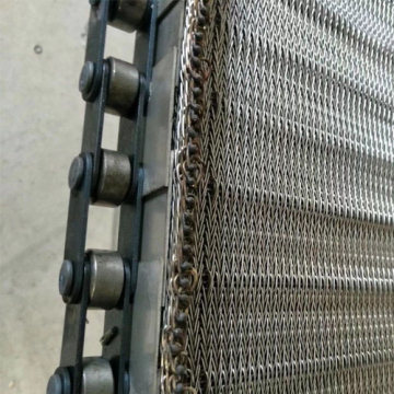 Chain Edge 304 Stainless Steel Compound Balanced Conveyor Belt for Food Drying