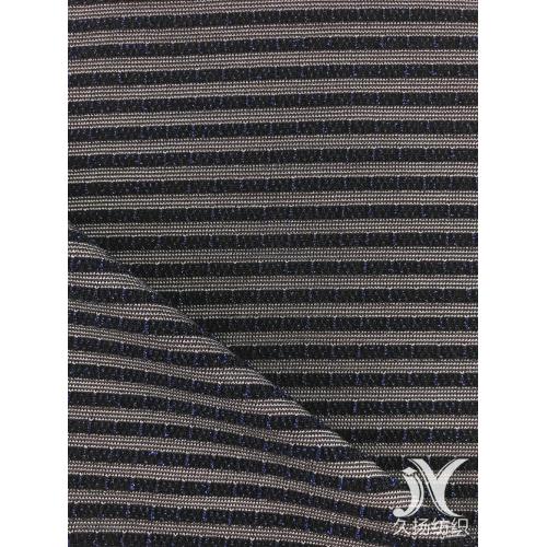 Nylon Shiny Stripe Jersey Strick