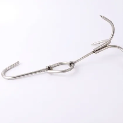 Good Design Boat Bruce Stainless Steel Triangle Anchor with Fish Hook