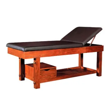 Beauty Bed with Modern Style, Made of Solid Wood, PVC Leather and Sponge, Measures 185 x 65 x 65cm