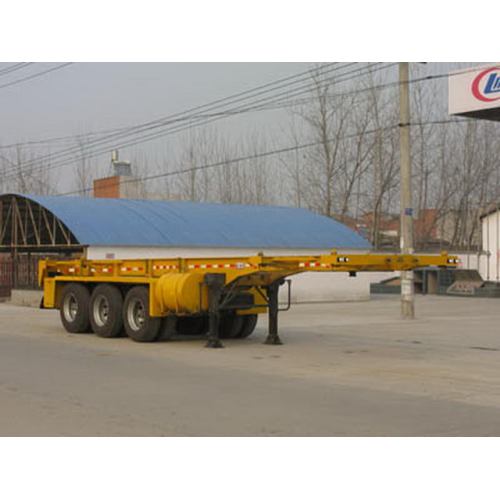 9.6m Thr-eixo 35Tons 20ft recipiente transporte semireboque