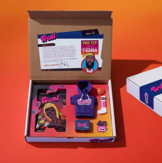 Custom Pop-Blue Ball Kit Empty Box