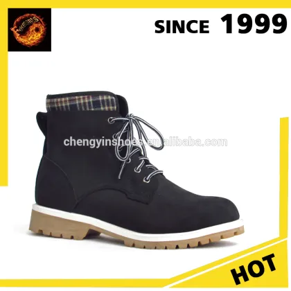 Engineering working shoes no laces safety mens work shoes toe cap leather work boots