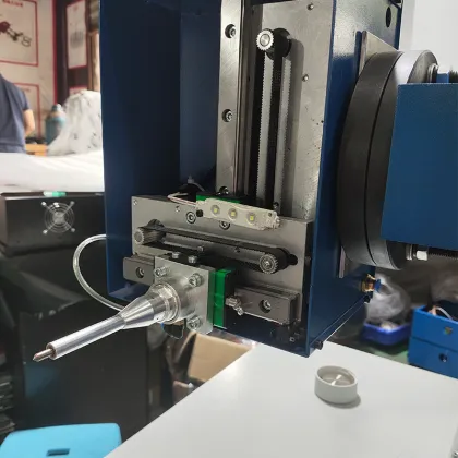 Chuck table flange rotary marking machine