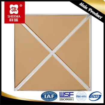 Thickness 0.5mm to 1.0mm fire resistant ceiling tile