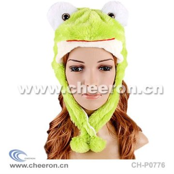 Plush Frog Hat, Animal Hat