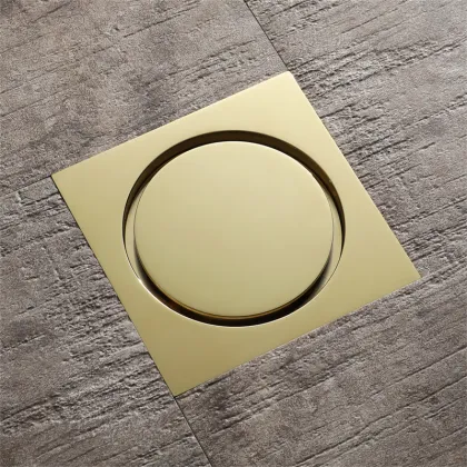 Bathroom Golden Floor Drain