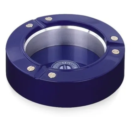 metal blue winston round ashtray YB-3027