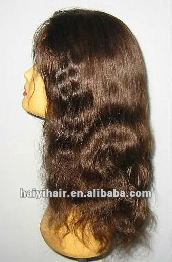 Malaysian human hair natural wave wig