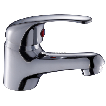 X8506B Brass Material Chrome Finishing Deck Mounted Basin Mixer