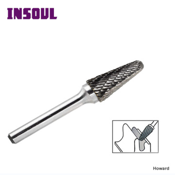 Rebarbas de metal duro de alta qualidade com design de haste