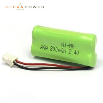 AAA 800mAh 2.4V NiMH rechargeable battery pack