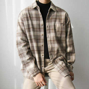 Wholesale Custom Logo Flannel and Merino Wool Plaid Shirts for Men: 100% Cotton Options Available