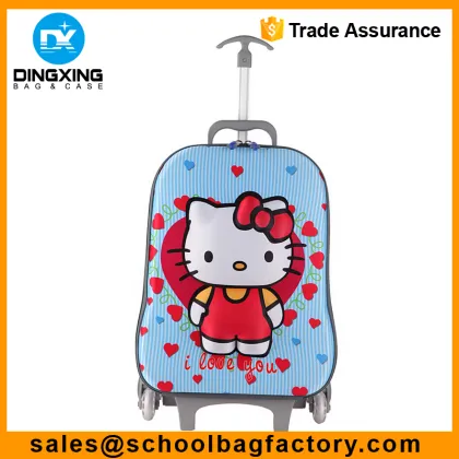 Girls Trolley Bag Kids trolley bag 3D Trolley bag