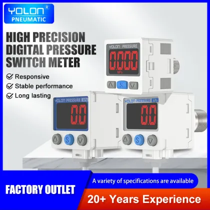Digital Display Pressure Switch SMC Series ZSE/ISE30A