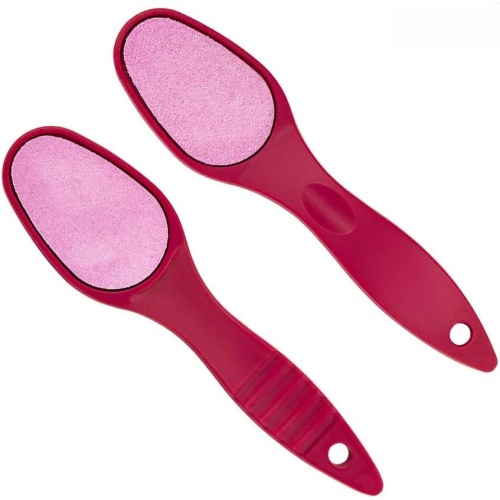1PCS Rough Grit Ceramic Pink Foot File
