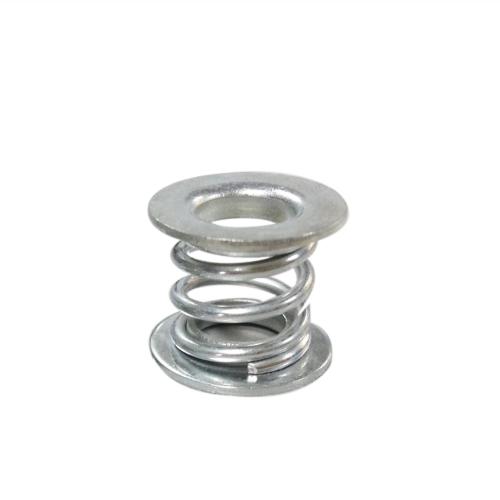 The appliance activates the compression spring